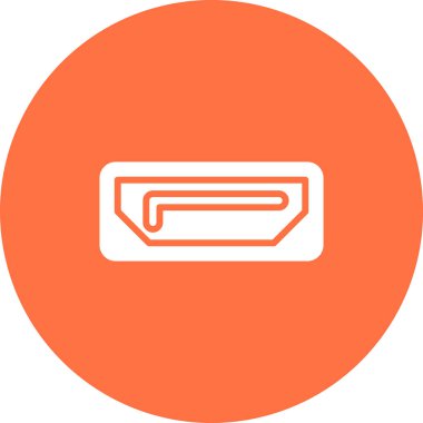 SATA kablo simgesinin web illüstrasyonu