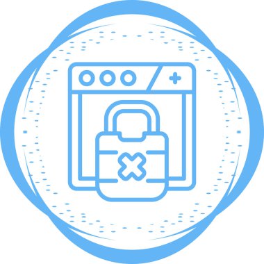 Web Tarayıcı modern simgesinin vektör çizimi 