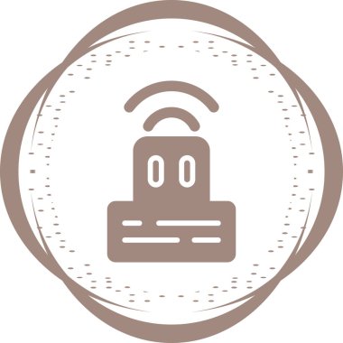 kablosuz internet bağlantısı kavramı, basit tasarım