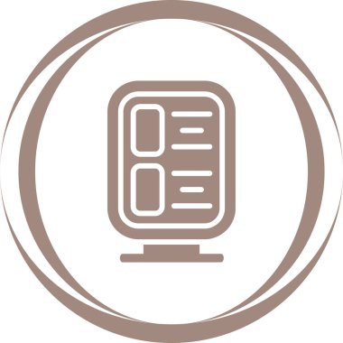 Çevrimiçi ayarlar ve web sitelerinde etkili kullanım için ustalıkla tasarlanmış bir belge simgesinin canlı ve soyut bir temsili.