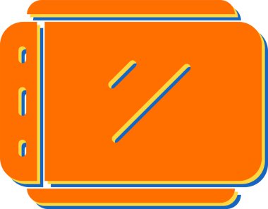 Grafik Tablet simgesi. Basit vektör illüstrasyonu