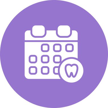 Diş sağlığı kliniği logo şablonu, diş simgesi, vektör illüstrasyonu 