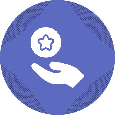 yıldız web simgesi, vektör çizim