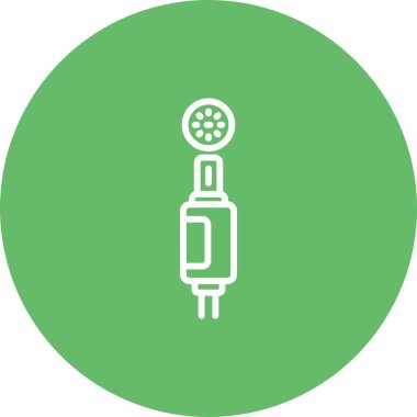 elektrik dolgu simgesi web basit illüstrasyon