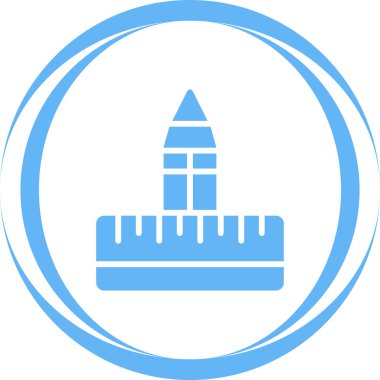 Kırtasiye simgesinin temel doğrusal çizimi