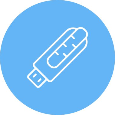 Kalem sürücü. Web simgesi basit illüstrasyon 