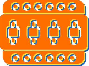 Veri aktarımının basit çizgi resmi