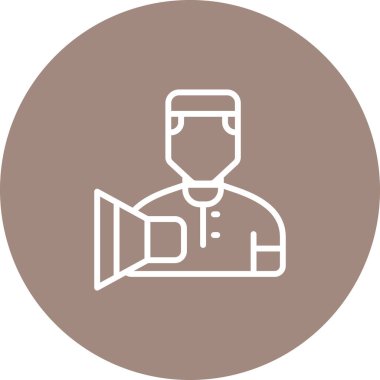 Kullanıcı simgesinin vektör çizimi