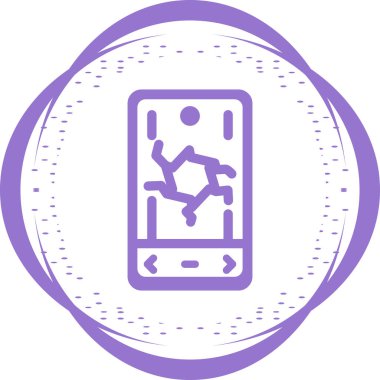 akıllı telefon web simgesi basit illüstrasyon