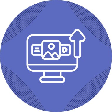 Tasarım Evrim. Web simgesi basit illüstrasyon 