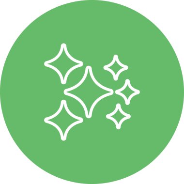 yıldızlar web simgesi, vektör illüstrasyonu