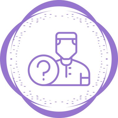 Kullanıcı simgesinin vektör çizimi