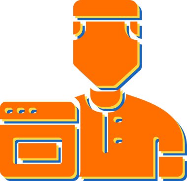 Kullanıcı simgesinin vektör çizimi