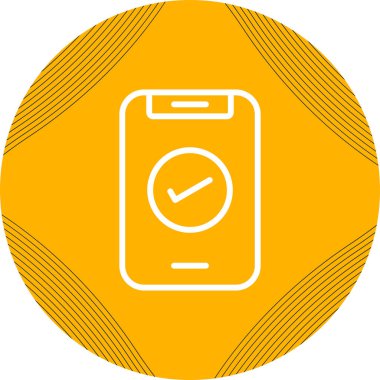 Tamamlanmış görev, işaretleme simgesi, vektör illüstrasyonunu kontrol et