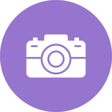 kamera simgesi, web basit illüstrasyonu