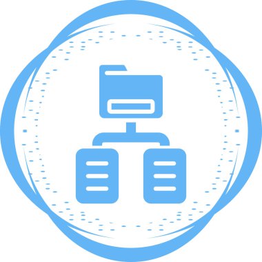 belge web simgesi vektör illüstrasyonu