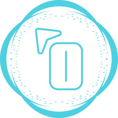 ok simgesinin vektör illüstrasyonu