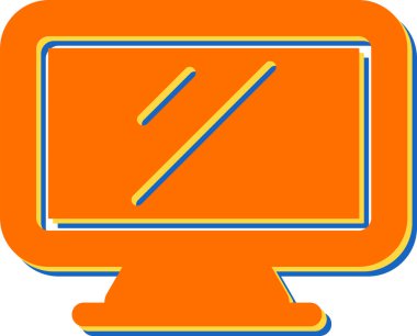 bilgisayar simgesi vektör illüstrasyonu  