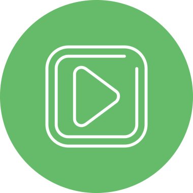 işareti simgesi, vektör çizim oynamak             