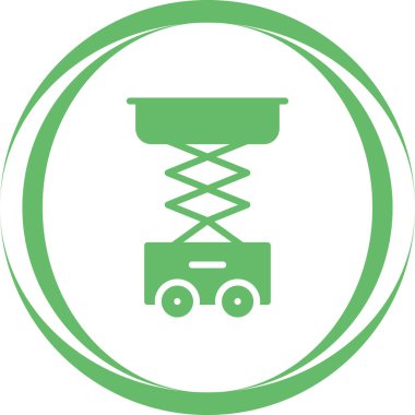 Makas Kaldırma simgesi vektör illüstrasyonu    