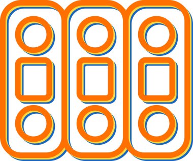 Dosya simgesi vektör illüstrasyon tasarımı 