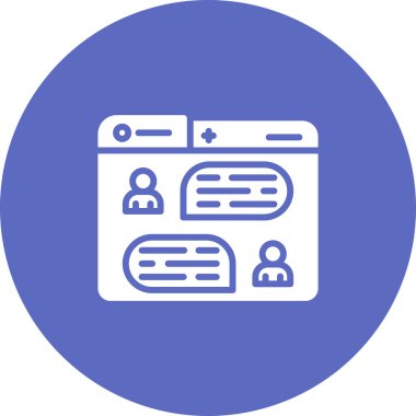 İletilerin vektör illüstrasyonu