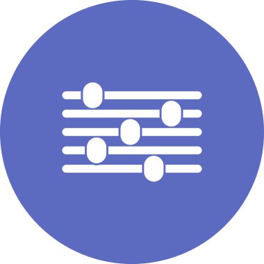 müzik simgesi, vektör illüstrasyonu