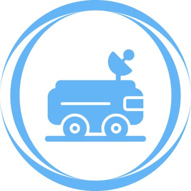 Mars Gezgin simgesi vektör illüstrasyonu