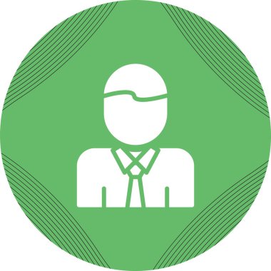 İş adamı. Web simgesi basit tasarım