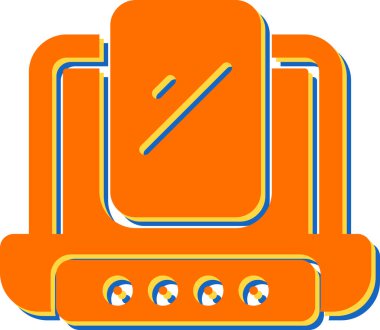 Dizüstü web simge vektör çizim         