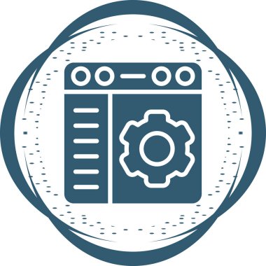 ayar simgesi vektör illüstrasyonu