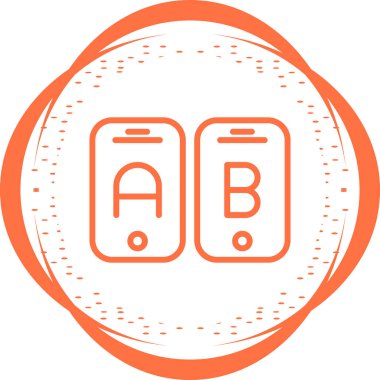 Web simgesi vektör illüstrasyonunu test ediyor     