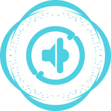 Bir müzik simgesinin vektör illüstrasyonu