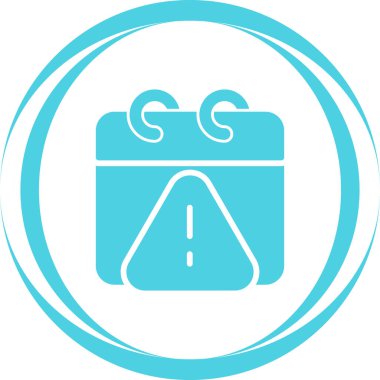 Takvim, program. Web simgesi basit illüstrasyon