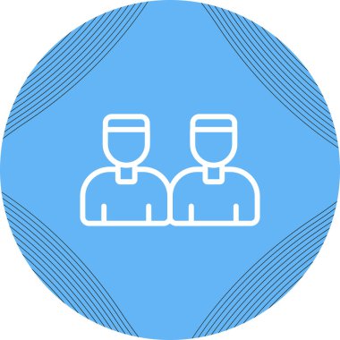 Kullanıcı simgesinin vektör illüstrasyonu