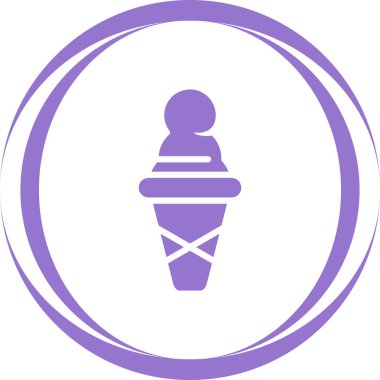 Web basit dondurma illüstrasyonu