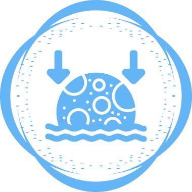 Ay ikonu vektör illüstrasyonu