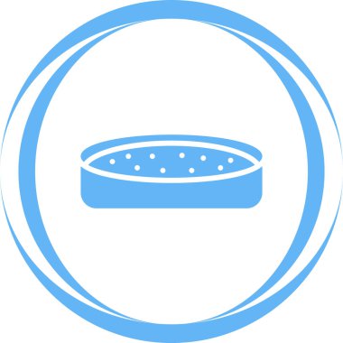 Petri Çanağı ikon vektör illüstrasyonu