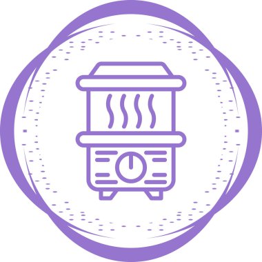 Steamer simgesinin temel doğrusal görüntüsü