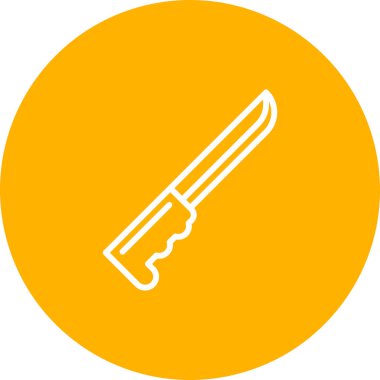 Bıçak. Web simgesi basit illüstrasyon 