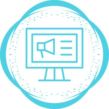 pazar web simgesi vektör illüstrasyonu