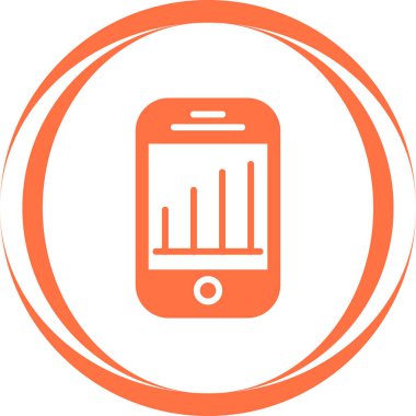 cep telefonu simgesi, vektör illüstrasyonu basit tasarım