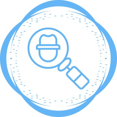 Vektör illüstrasyonu, Sahtekarlık Algılama simgesi ögesi