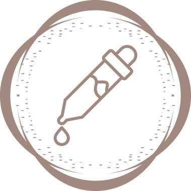 Göz damlası ağ simgesinin vektör illüstrasyonu    