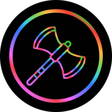 Balta. Web simgesi basit illüstrasyon