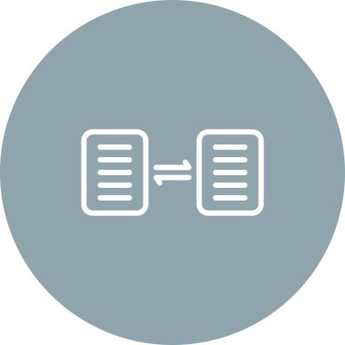 belge web simgesi vektör illüstrasyonu