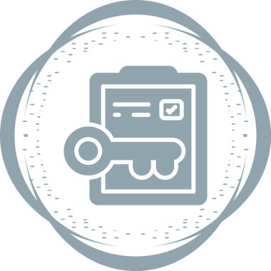 belge web simgesi vektör illüstrasyonu