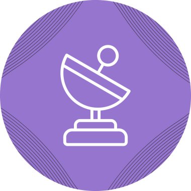 Anten. Web simgesi basit illüstrasyon 