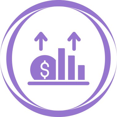 Ekonomi ikonu vektör illüstrasyonu