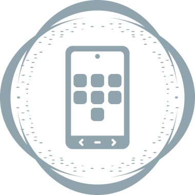 Simge Uygular. Uygulamalar Pictogram. Programlar İmza, Vektör İllüstrasyonu